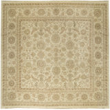 Hand-Knotted High-Quality Beige and Brown Area Rug