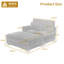 Bentura Chaise Lounge-6479699-6479700