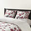 Housse de couette de qualité très grande qualité - coton, motif floral, fermeture à boutons, imprimé coton lavable à la machine avec taies décoratives, d'inspiration mondiale, sans insert