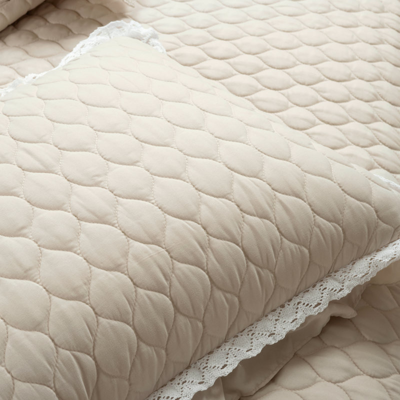 Ensemble de courtepointe en dentelle Lush Decor Ella Ruffle, Grand
