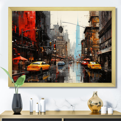 Cityscape Collage VII sur toile