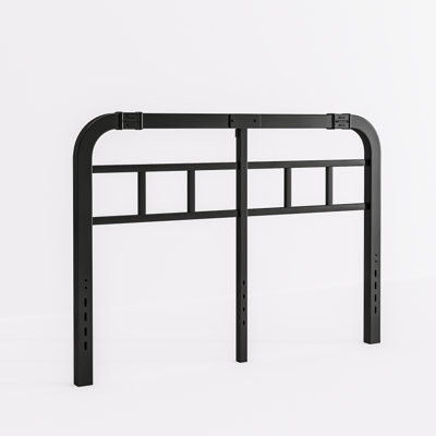 40” Black Metal Headboard