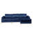 Fluery Velvet L-Shaped Sectional Reversible-358865869
