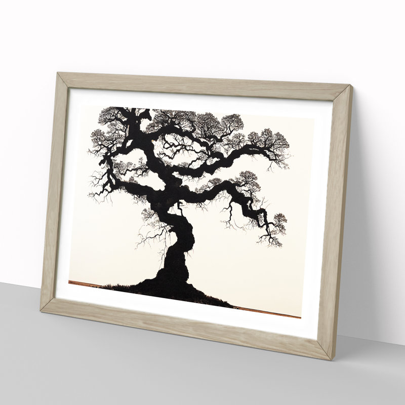 Epic Oak Tree - Framed Print, 25cm H x 34cm W x 2cm D, Oak