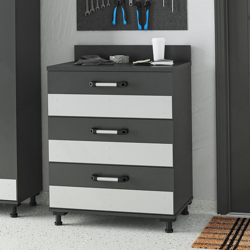 Armoire de rangement 3 tiroirs Boss
