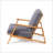 Modern Acacia Wood Adirondack Club Chair, Weather-Resistant And Stylish For Outdoor Comfort And Durability-344882633