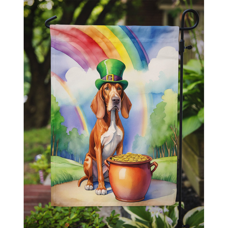 Drapeau de jardin double face en polyester H 15,5 po x l 11,25 po St Patrick's Day