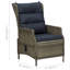 Chaise de patio inclinable avec coussins Couto-1759688897