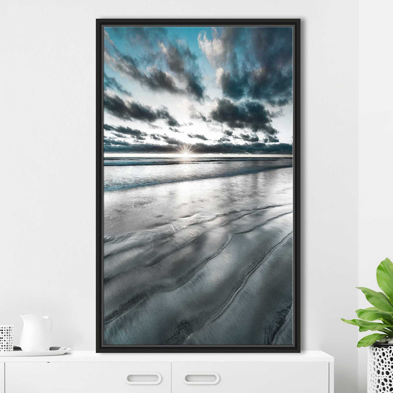 Soleil d'argent par Danita Delimont - photographie, Cadre flottant noir, H 51,5 po x l 31,5 po x P 2 po