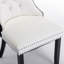 Chaise rembourrée en polyuréthane et velours-1309429677