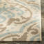 Tapis floral beige/turquoise Adelaide-21411772