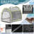 Collapsible Soft-Sided Crate with 1 Door-1177174673-1177174676