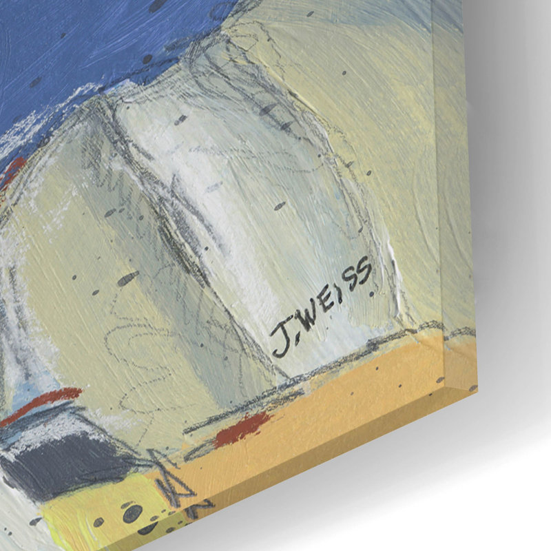 «Joshua Tree Boulders» par Jan Weiss, art mural en verre acrylique, H 12 po x l 16 po x P 0,13 po