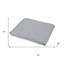 Drap double en lin bleu