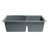 33'' L Double Bowl Granite Kitchen Sink-36904134