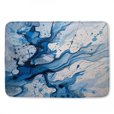 Tapis de bain abstrait