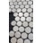 Bianco Dolomite 1" x 1" Marble Penny Round Mosaic Floor Use Tile