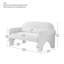 Causeuse avec coussin pour le salon