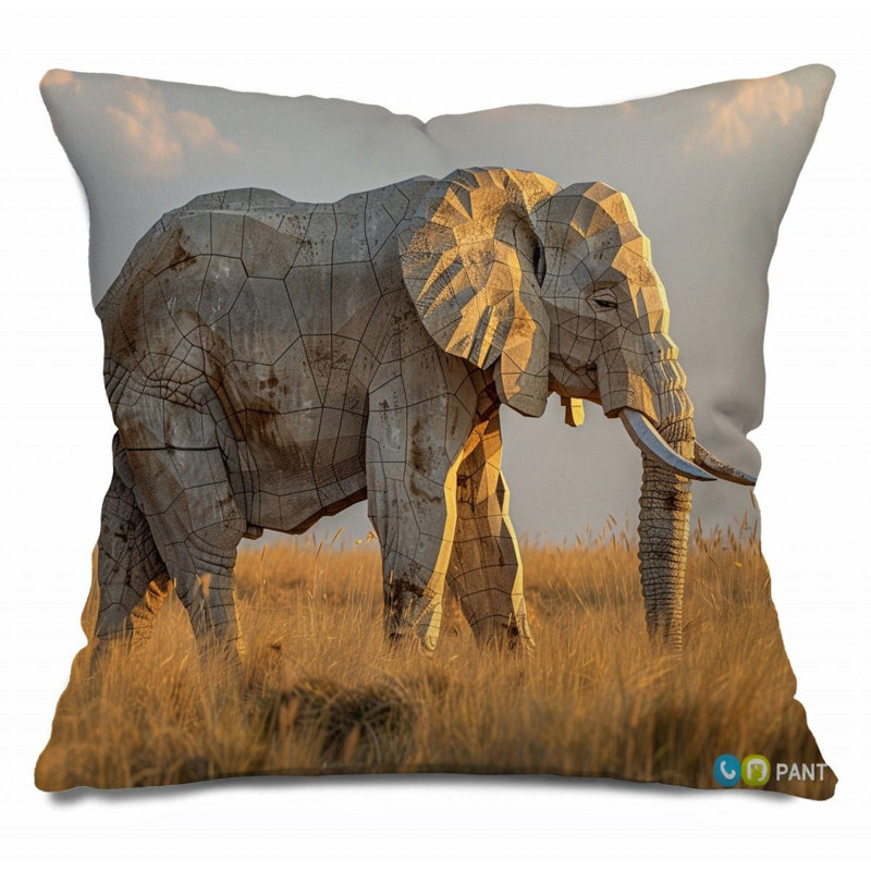 Coussin Stone, H 18 po x l 18 po