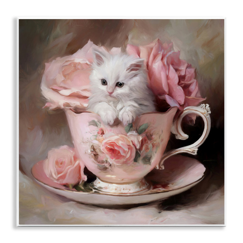 Plaque murale Petit chaton, par Tina LeCour