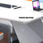 Table de conférence moderne blanc brillant-538626251