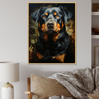 Rottweiler Resilience I sur toile