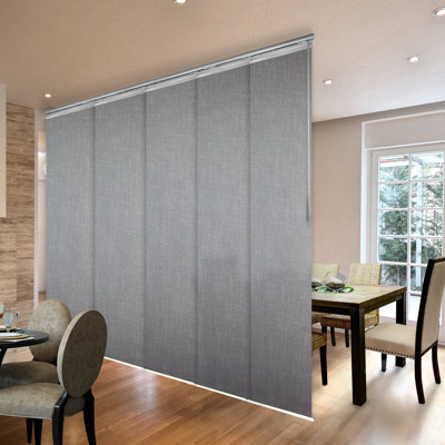 Rail extensible simple 5 panneaux Frey l 58 po à 110 po x H 94 po Frey, largeur de panneau 23,5 po