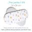 Jungle Dream 2 Pack Fitted Moses Basket Sheets - 74 x 30 cm