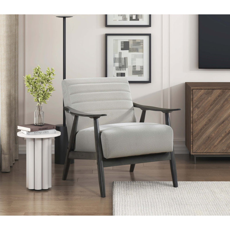 Fauteuil d'appoint décontracté 1pc, Blanc cassé