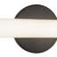 Tectra 30-in Black dimmable LED Wall Sconce-795084852