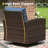 Swivel Patio Wicker Lounge Chairs with Cushions-1667446604-1667446607