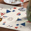 Chemin de table rectangulaire en polyester