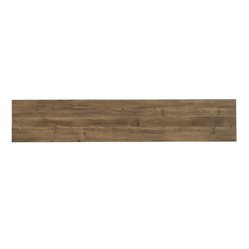 Console cachée en bois massif 84 po