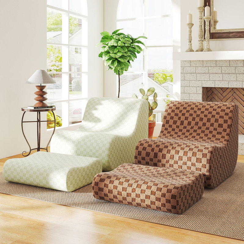 Upholstered Accent Chair, Brown