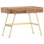 Bureau d'écriture avec tiroirs en bois de sheesham massif 39,4 po x 21,7 po x 29,5 po-1195354158