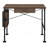 Weathered Oak and Black 1-Drawer Writing Desk, Perfect for Small Spaces and Modern Home Offices.