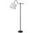 63" Bronze Adjustable Traditional Shaped Floor Lamp With Gray Square Shade