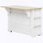 Kitchen Island with 6 Drawers, Pull Out Trash Can Storage, Rolling Kitchen Island on 5 Wheels with Drop Leaf-99264764