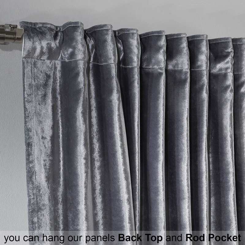 Solid Colour Kitchen Curtain, 16 Silver, 60 H x 45 W cm