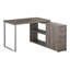 Bureau d'ordinateur d'angle en forme de L en métal, pour le travail, un bureau personnel ou un ordinateur portable Leicester-1459358327-1415180276