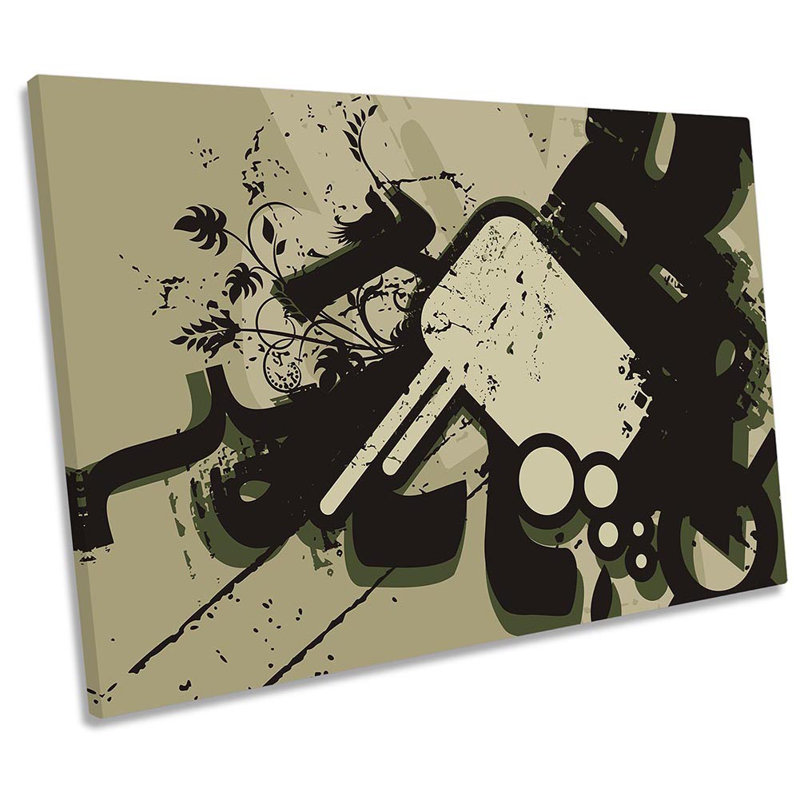 Abstract Grunge Urban - Wrapped Canvas Print, 30.5cm H x 45.7cm W