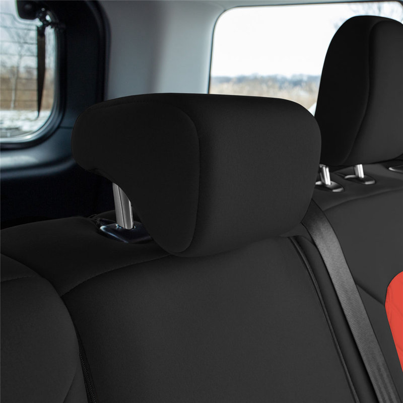 Ensemble de housses de siège d'auto en néoprène sur mesure pour Ford Bronco Sport 2021-2022, Rouge