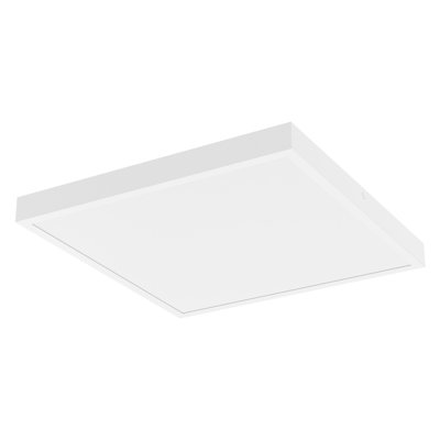 Builder Essential Square LED 15in Flush Mount 30W 2,100 Lumens with 5-CCT Selectability 2700-3000-3500-4000-5000K in White