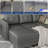 Tomario 111.8" Wide Upholstered Reversible Modular Corner Sectional with Ottoman-71101704