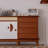 Nordic mid-style solid wood sideboard