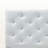 Musawer Queen White Upholstered Faux Leather Button Tufted Headboard, 54.23" H X 60.55" W X 3.25" D-446880976