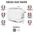 HADEN Chelsea 2 Slice Toaster Wide Slot with Removable Crumb Tray and Control Settings Chrome-107532269