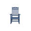 Chaise berçante surdimensionnée pour l'extérieur, chaise berçante en polyuréthane haute résistance toutes saisons, capacité de poids de 400 lb, grand et grand confort avec dossier de 31 po de hauteur pour le porche et la cour, bleu marine-1458457306