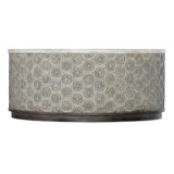 Melange Greystone Round Cocktail Table