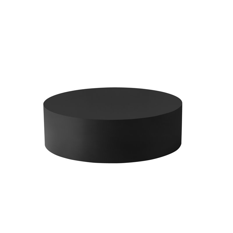 Jalisia Round Coffee Table Metal, Matte Black